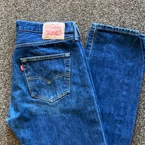 Levi's Blue Straight Leg Jeans for Men